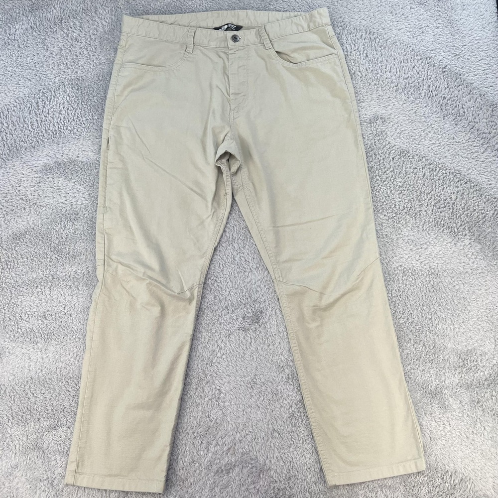 The North Face Pants Mens 36 Khaki‎ Stretch Chino Casual Outdoor Hiking NF0A4DCT
